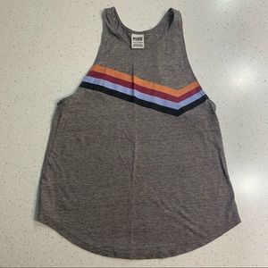 PINK grey athletic tank